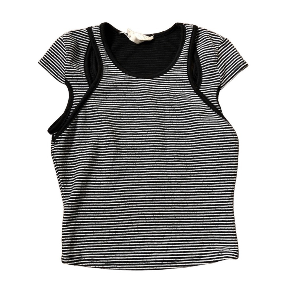 LA Hearts Crop Top Small